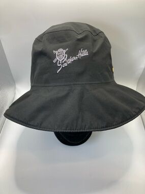 Zero Restriction Gore-Tex Golf Bucket Hat Southern Hills Country Club Black OS